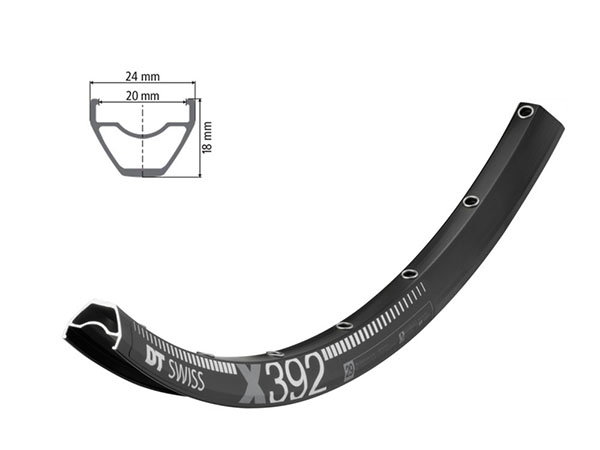 Llanta DT Swiss X392 27.5" 32H