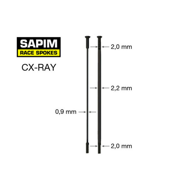 Rayo Sapim CX-Ray Aero 14g | Recto